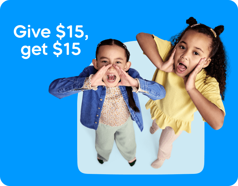 Give $15 get $15 with tonies refer a friend
