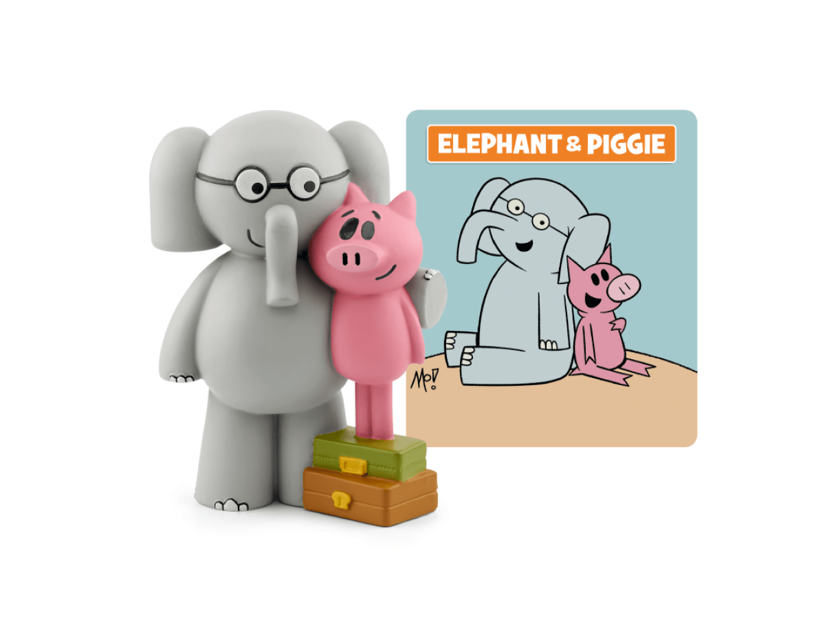 Elephant & Piggie audio figurine with content illustration