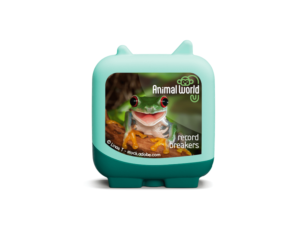 Frog Clever Tonie for the Toniebox, which plays audio content