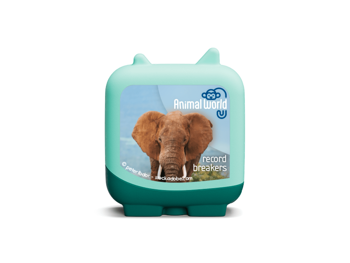 Elephant Clever Tonie for the Toniebox, which plays audio content