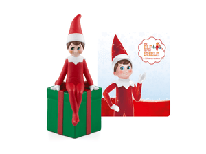 The Elf on the Shelf Tonie with a branded content card