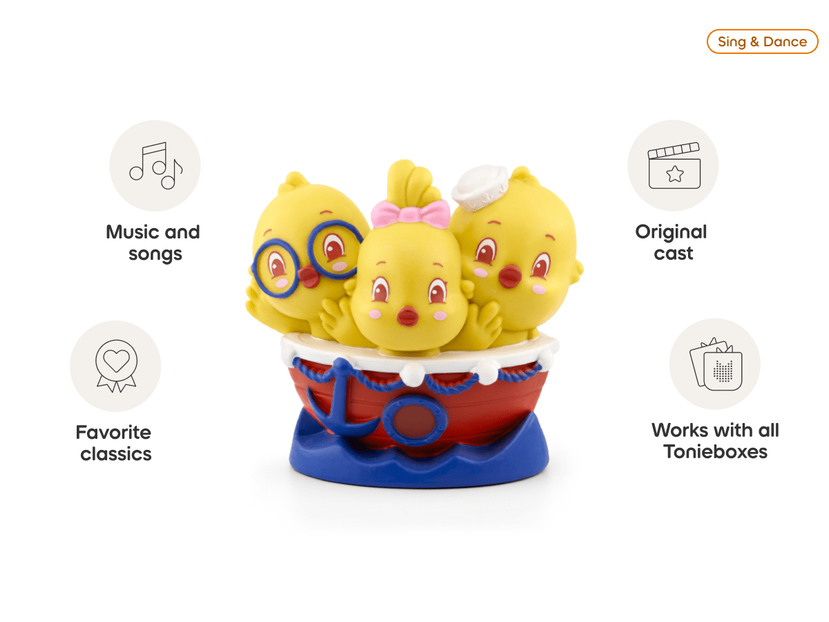 Canticos Tonie audio figurine, inspiring audio journeys and imaginative play