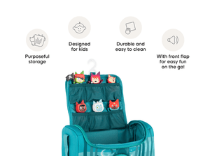 Listen & Play Bag - Enchanted Forest open with product feaures