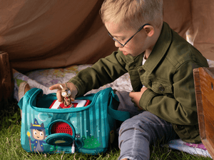 Child Playing With Listen & Play Bag - Enchanted Forest