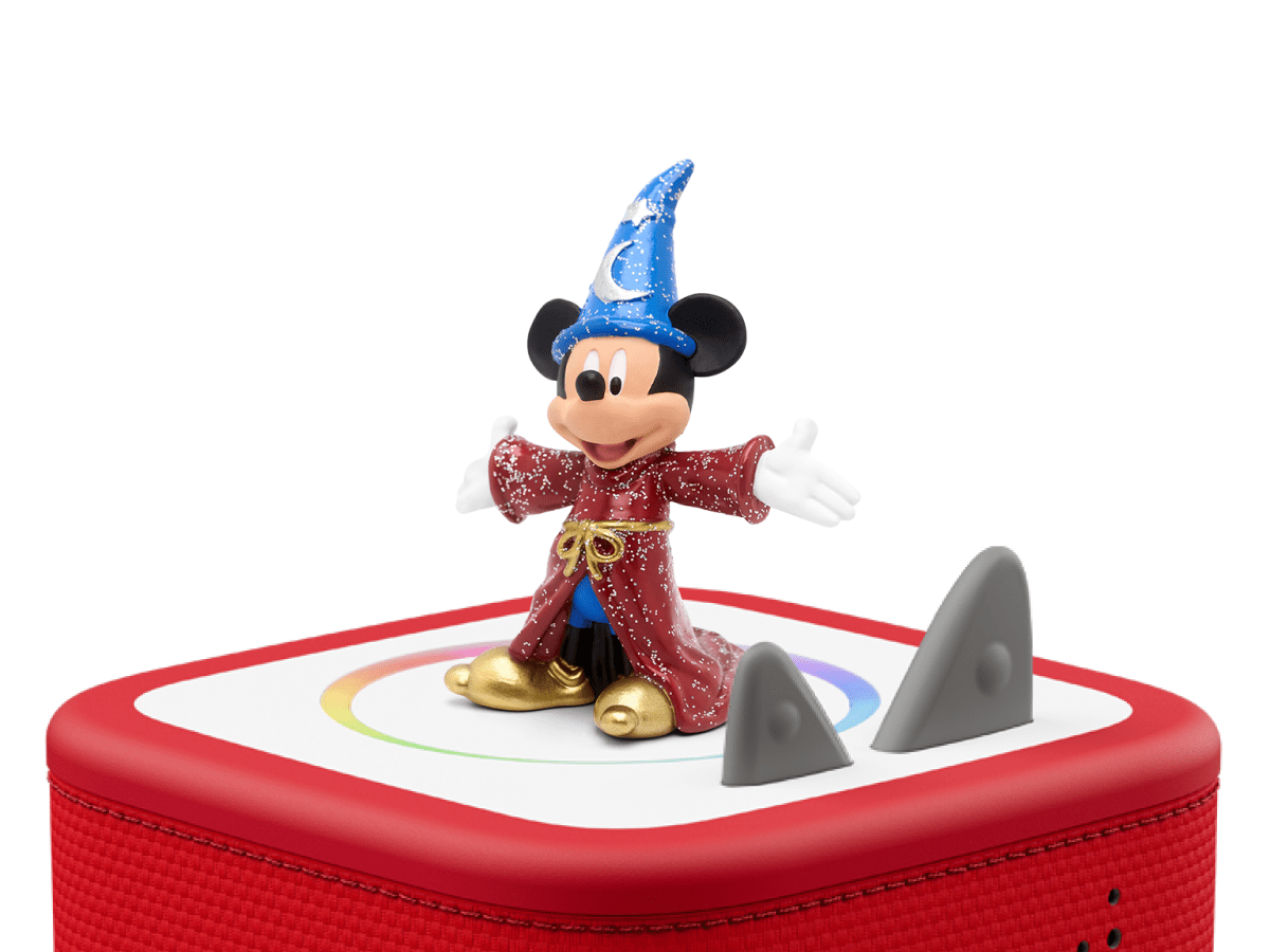 Disney Fantasia Tonie on a Red Toniebox