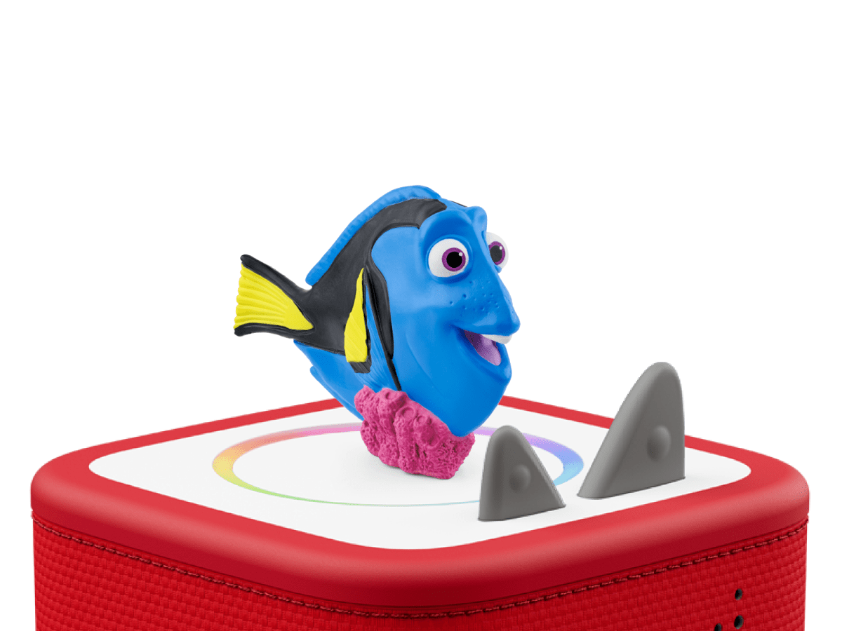 Disney & Pixar Finding Dory Tonie on a Red Toniebox