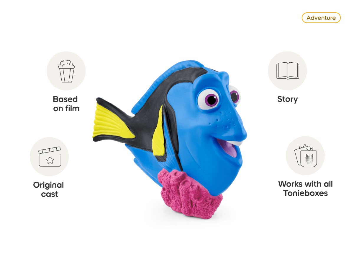 Disney & Pixar- Finding Dory Tonie audio figurine, inspiring audio journeys and imaginative play