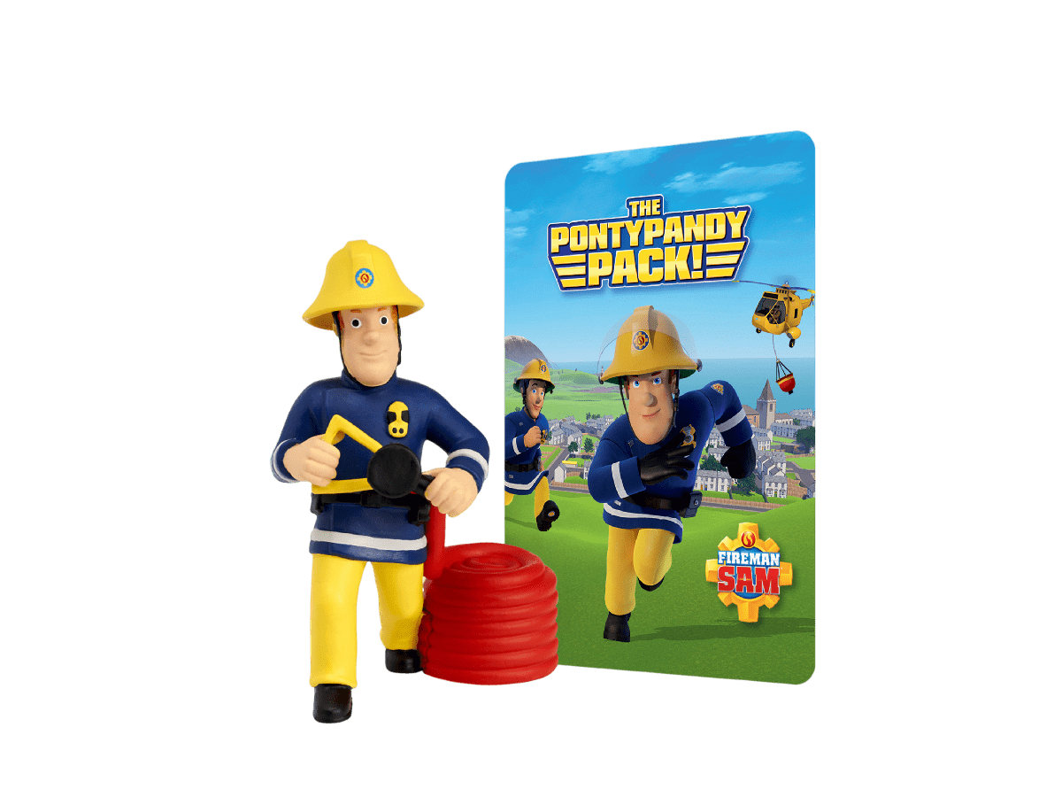 The Pontypandy Pack: Fireman Sam Tonie with branded image