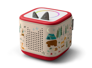 Forest Sleeve on a red Toniebox 2