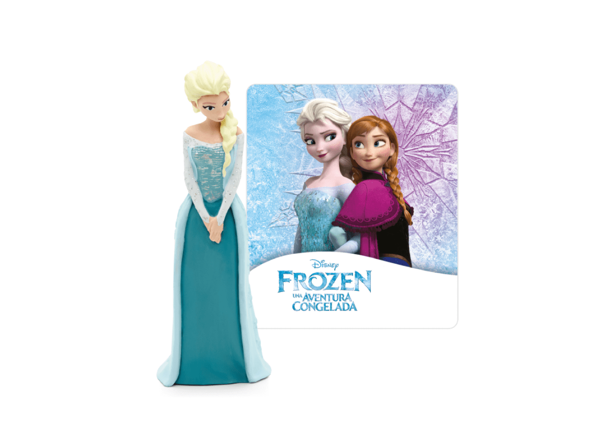 Frozen Spanish Tonie audio figurine with content illustration