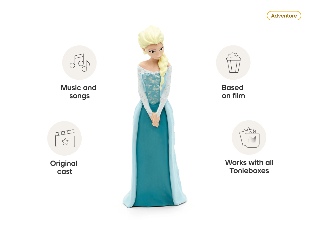 Frozen Spanish Tonie audio figurine, inspiring audio journeys and imaginative play