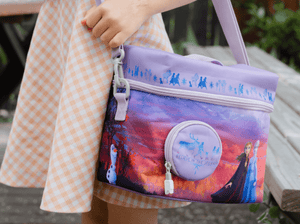 Child Playing With The Listen & Go Bag - Frozen