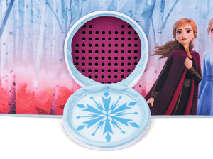 details view of the perforated circle on the Listen & Play Bag - Disney Frozen