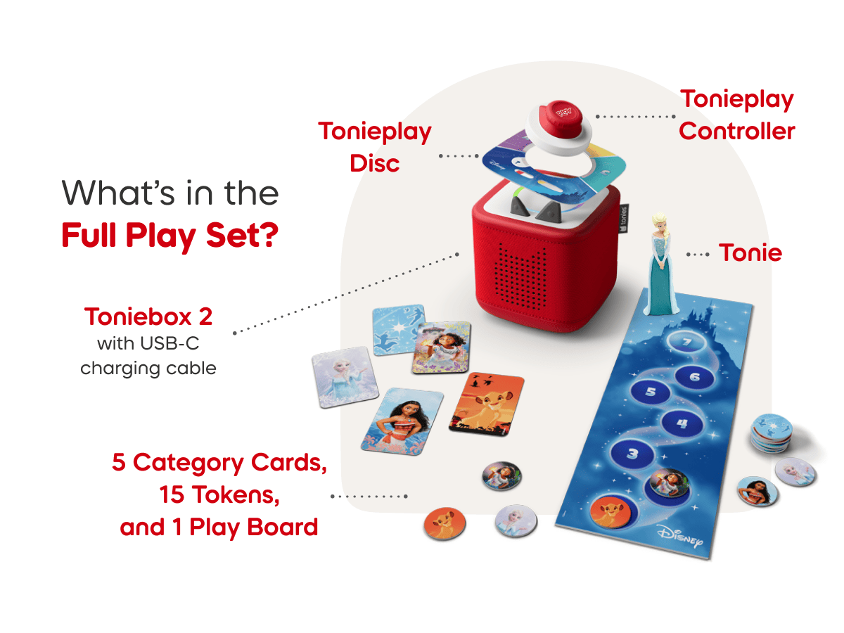 Toniebox 2 Play Set - Disney Frozen Tonieplay and controller included components
