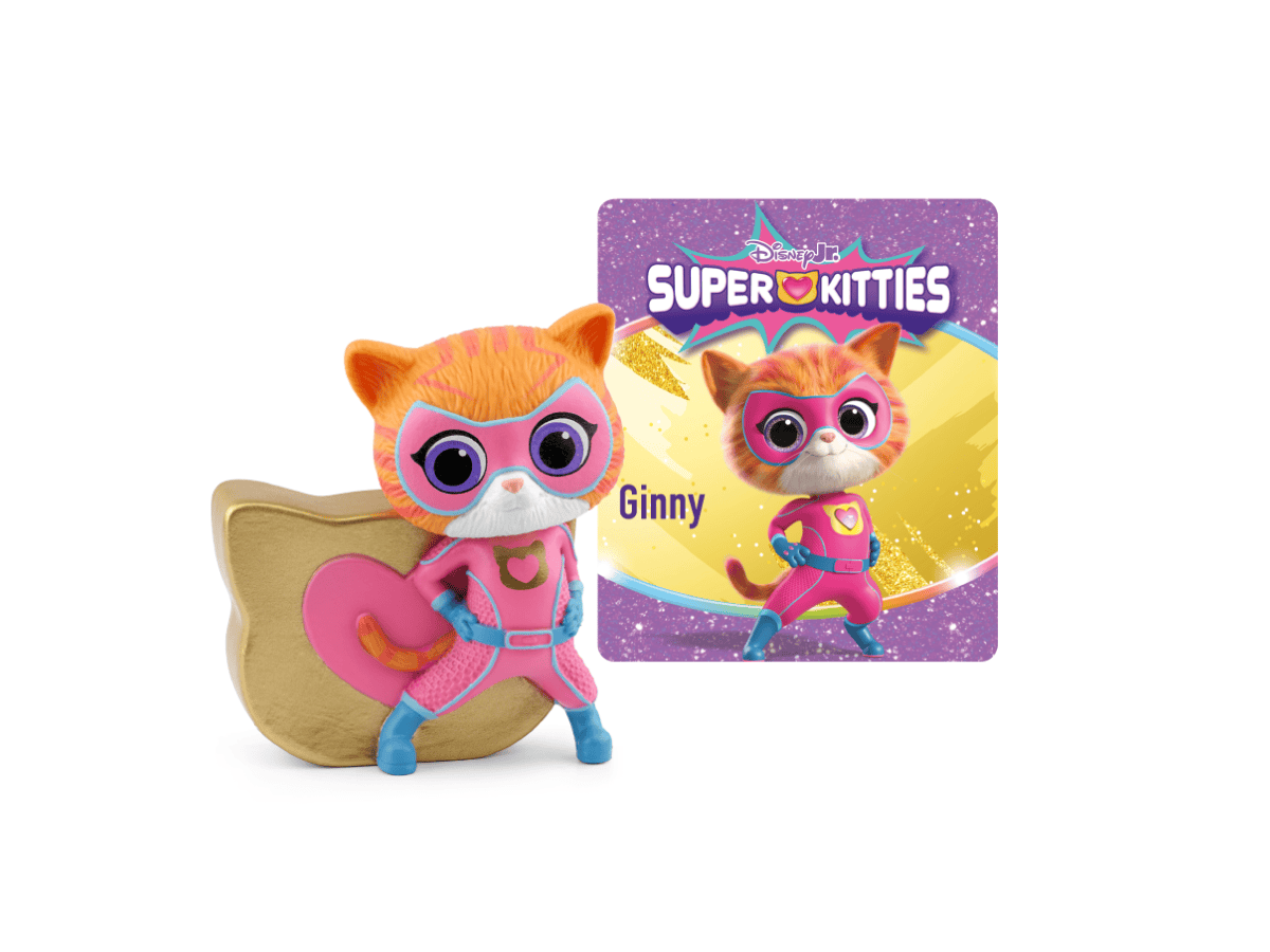Disney SuperKitties- Ginny Tonie audio figurine with content illustration