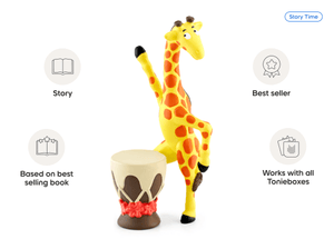 Giraffes Can't Dance audio figurine, inspiring audio journeys and imaginative play