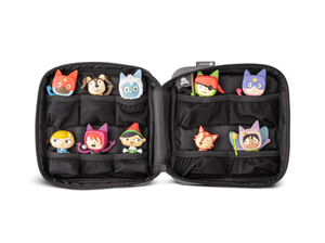 open view of tonies carrying cae with tonies in pockets