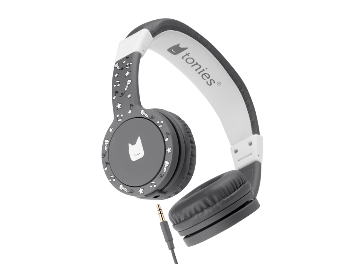 tonies® gray wired headphones for kids