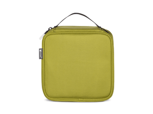 back view of tonies carrying case in green