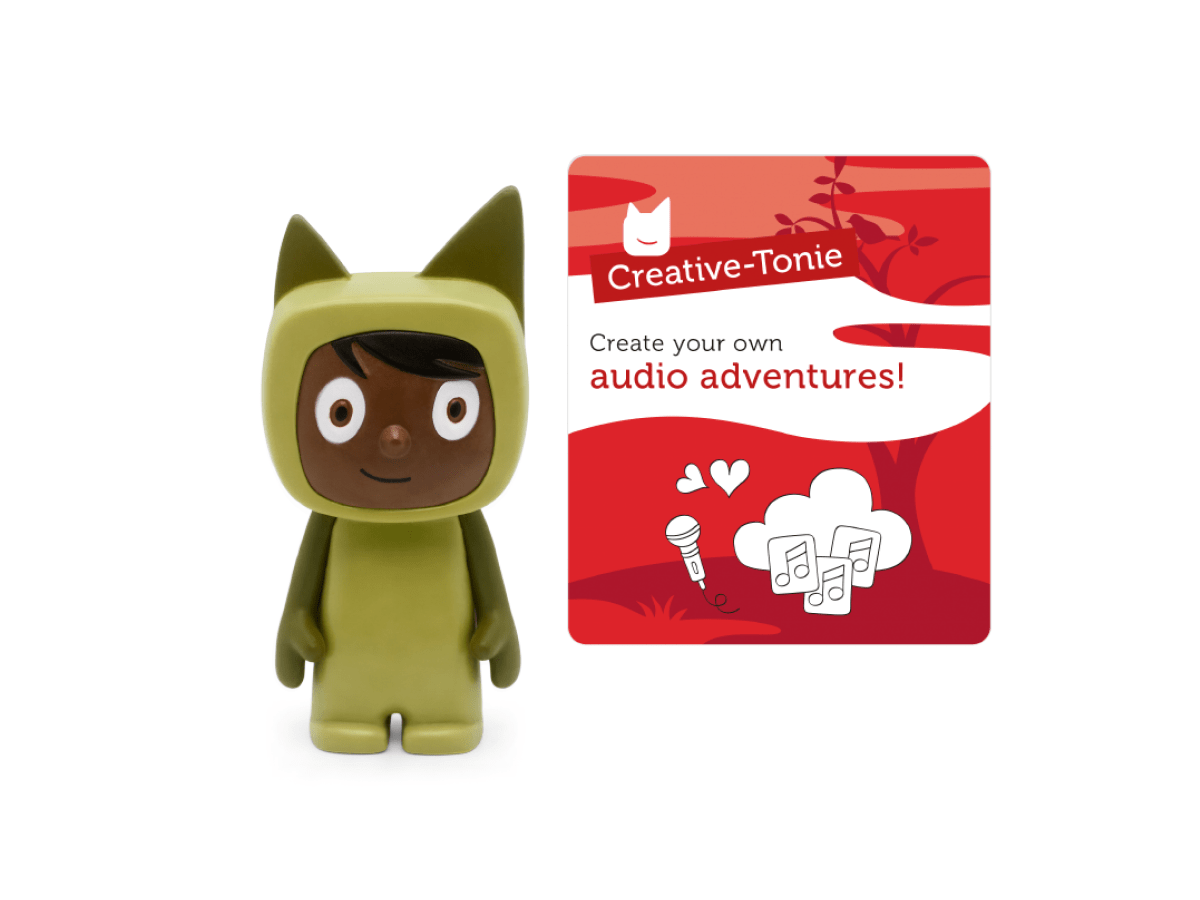 Green with Dark Hue Creative-Tonie with a branded content card