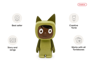 Creative-Tonie Green Dark audio figurine, inspiring audio journeys and imaginative play