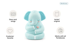 Mindfulness- Affirmations with Greta the Elephant Tonie audio figurine, inspiring audio journeys and imaginative play