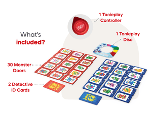 What included in Guess Who Tonieplay with Free Controller