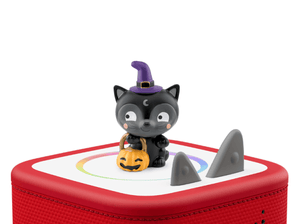 Favorite Children's Songs Halloween & Spooky Songs 2 Tonie on a red Toniebox 2 ready to play audio stories and songs