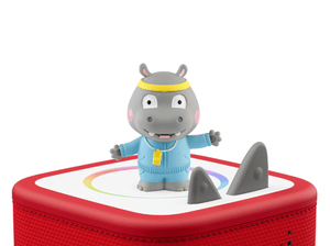 Favorite Children's Songs: Healthy Habits Tonie on a Red Toniebox