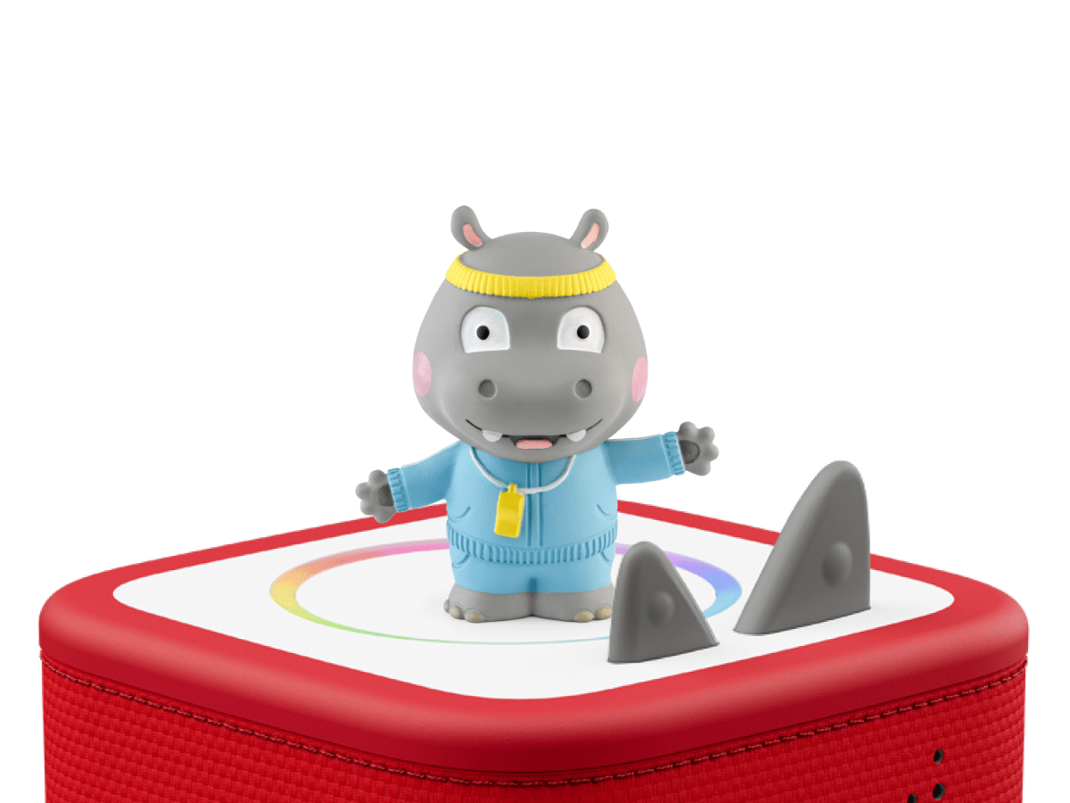 Favorite Children's Songs: Healthy Habits Tonie on a Red Toniebox
