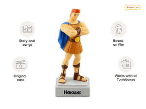 Disney Hercules Tonie audio figurine, inspiring audio journeys and imaginative play
