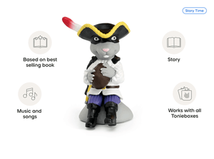 Julia Donaldson Highway Rat Tonie audio figurine, inspiring audio journeys and imaginative play