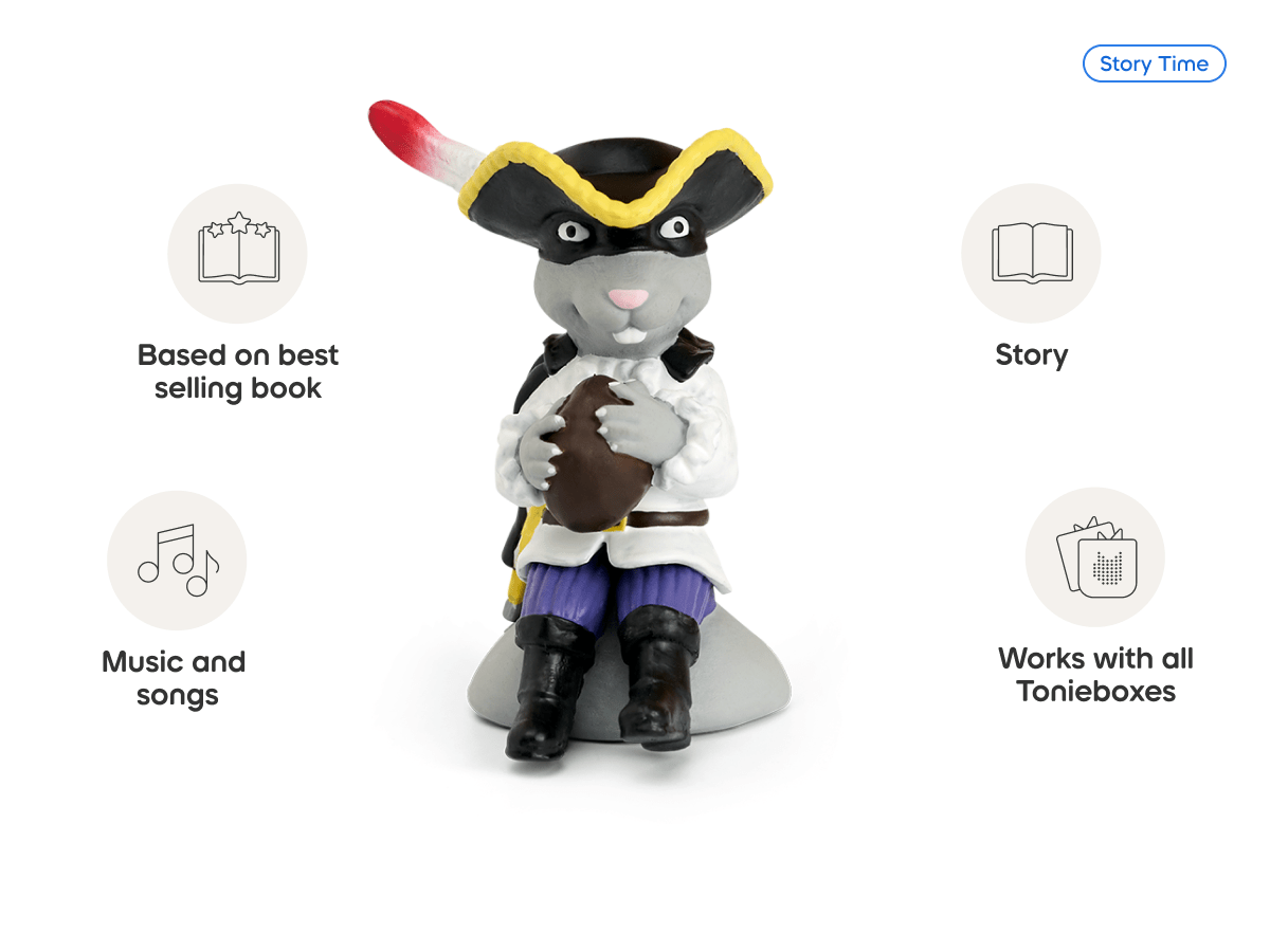 Julia Donaldson Highway Rat Tonie audio figurine, inspiring audio journeys and imaginative play
