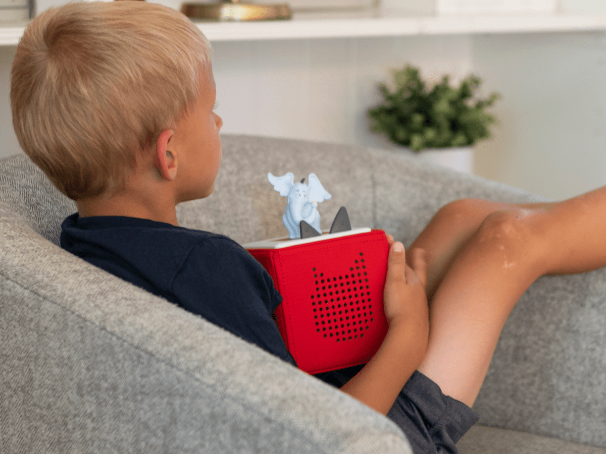 Child Playing With Dr. Seuss: Horton Hears A Who! Tonie
