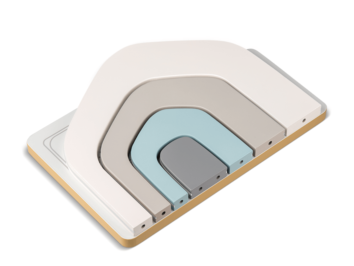 Large House Tabletop Shelf laying flat