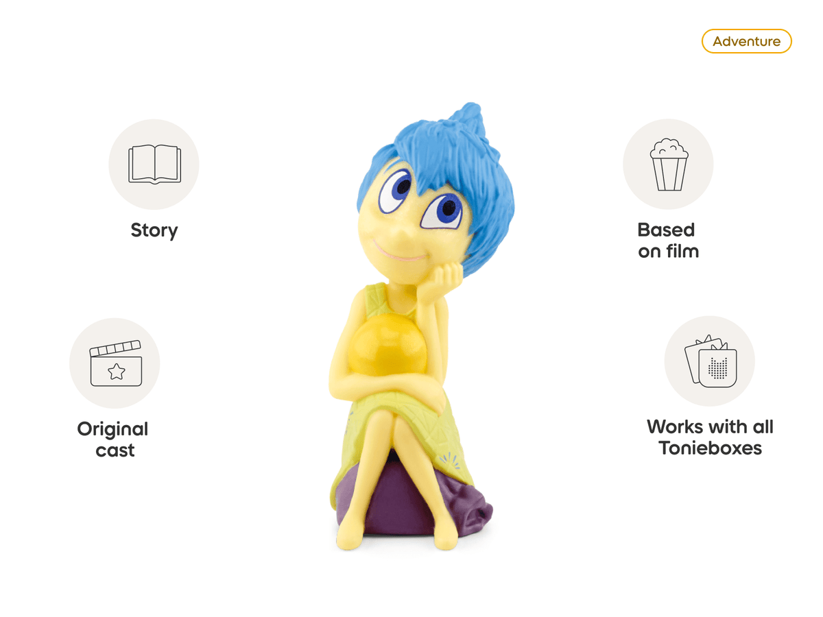 Inside Out audio figurine, inspiring audio journeys and imaginative play