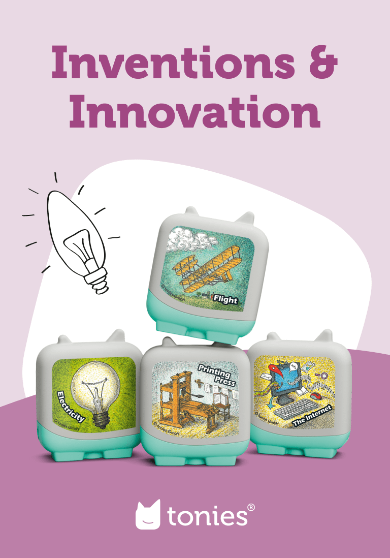 Inventions and Innovation Clever Tonies - 4 Pack | Illustration