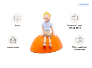 Roald Dahl James & the Giant Peach Tonie audio figurine, inspiring audio journeys and imaginative play