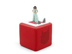 Full view of Disney Aladdin: Jasmine Tonie on a red toniebox