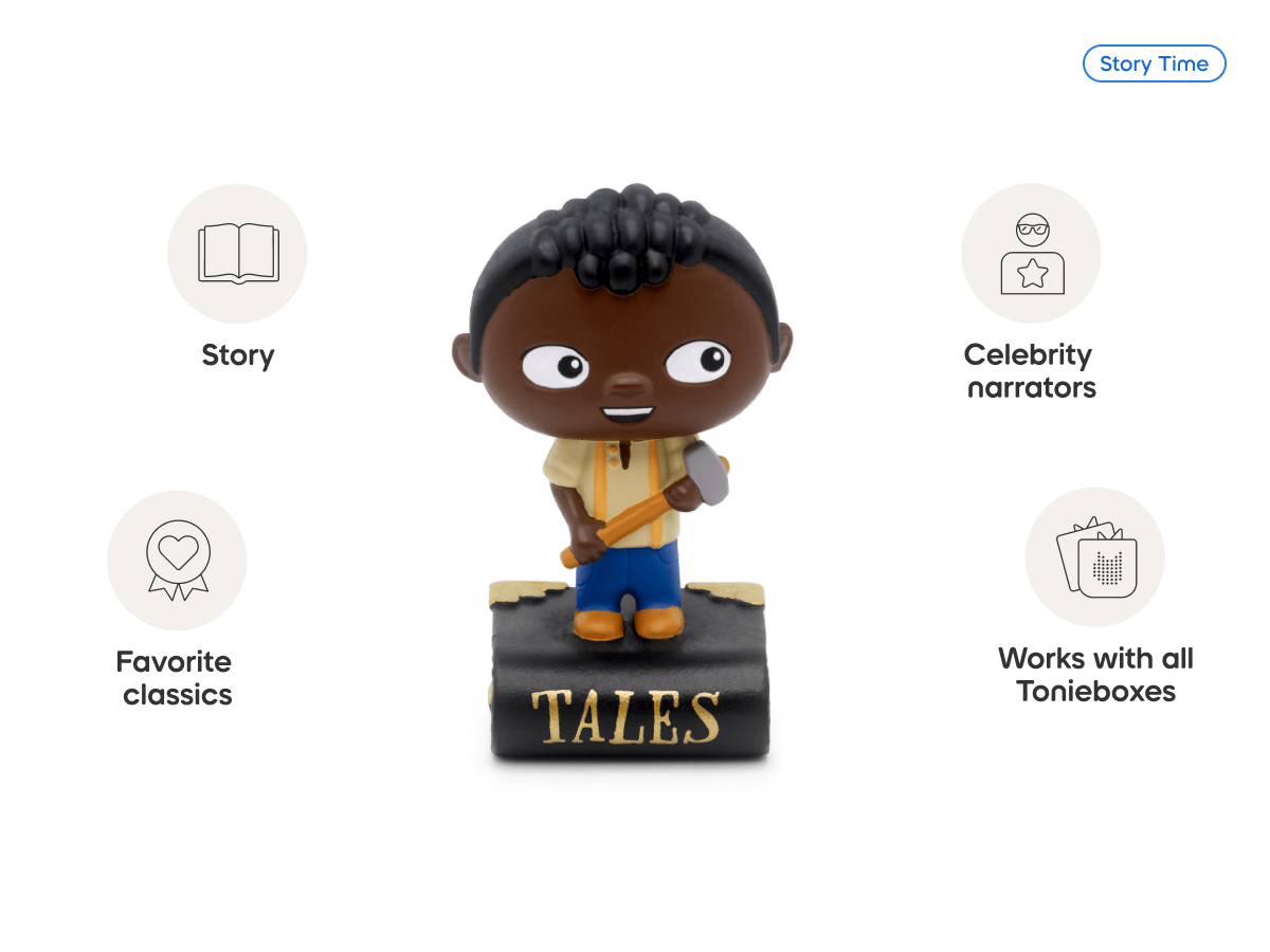 Favorite Tales John Henry and Other Stories Tonie audio figurine, inspiring audio journeys and imaginative play