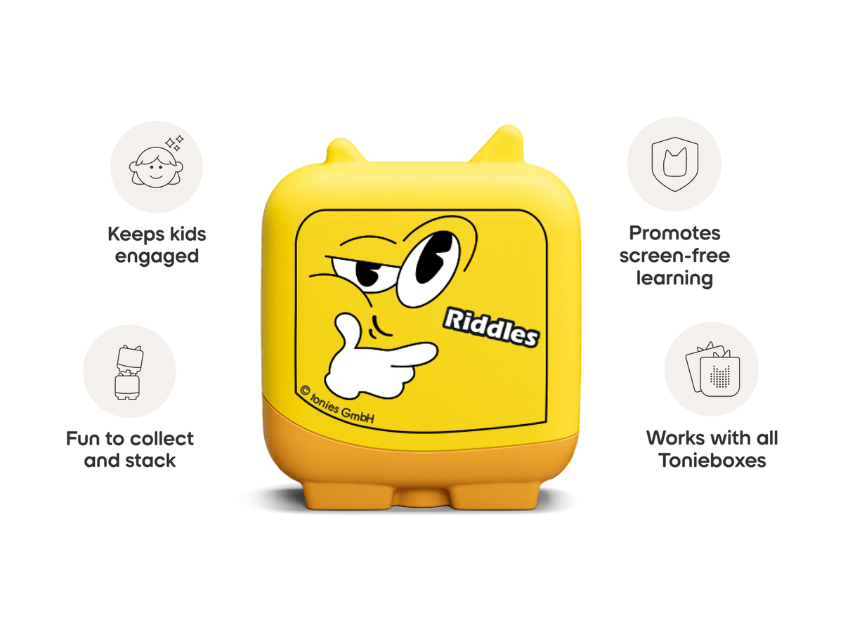 Kids Comedy Joke Telling and Riddles Clever Tonies - 2 Pack inspiring audio journeys and imaginative play