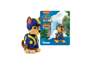 PAW Patrol Jungle Pups: Chase Tonie with a branded content card