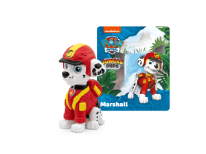 PAW Patrol Jungle Pups: Marshall Tonie with a branded content card