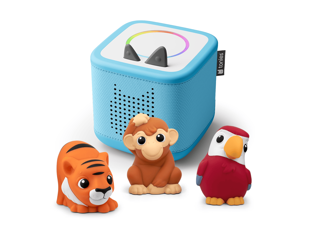 My first tonies jungle set and a toniebox 2 audio player for kids