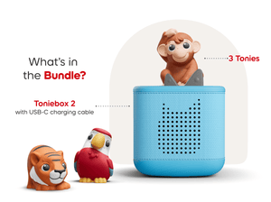 whats in the bundle? a toniebox 2 and my first tonies jungle set