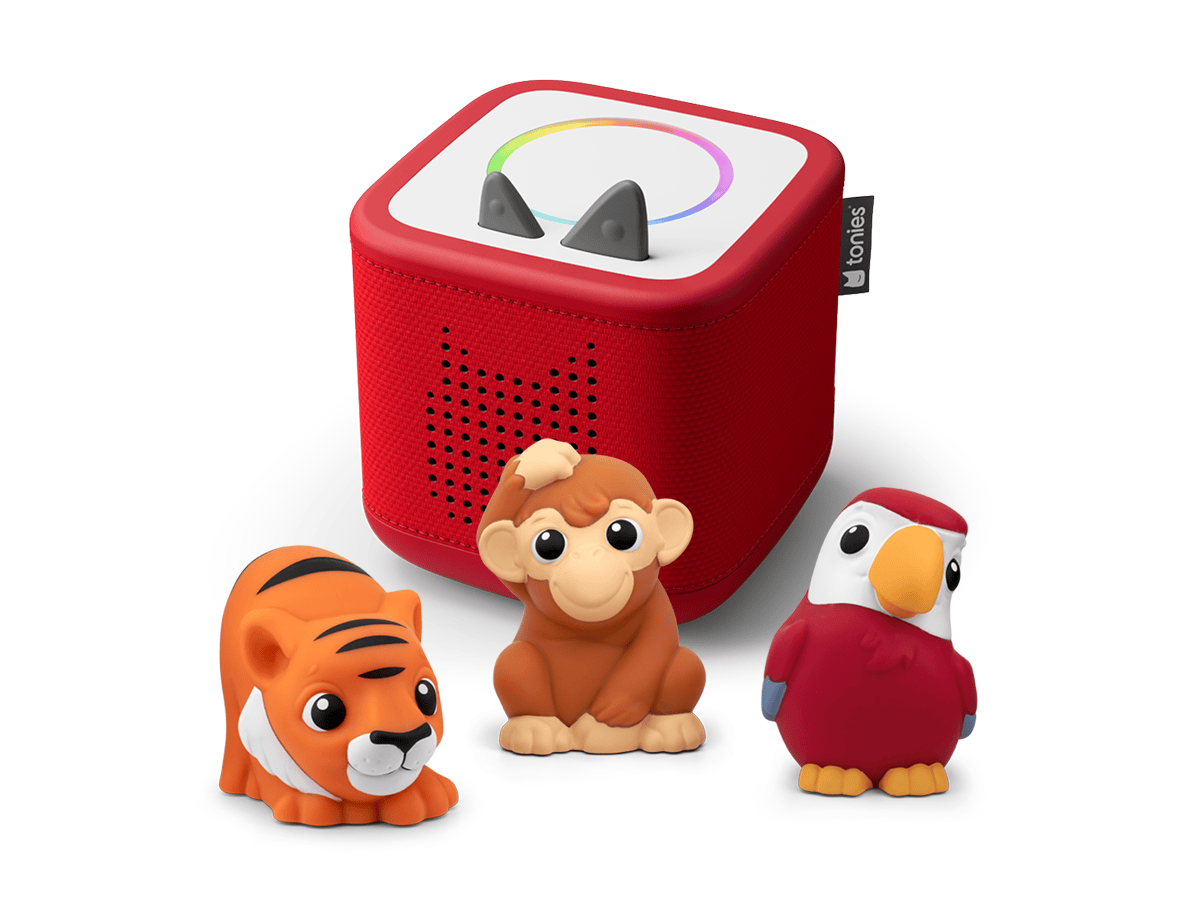 My first tonies jungle set and a toniebox 2 audio player for kids