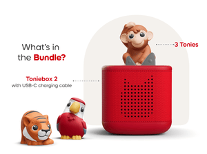 whats in the bundle? a toniebox 2 and my first tonies jungle set