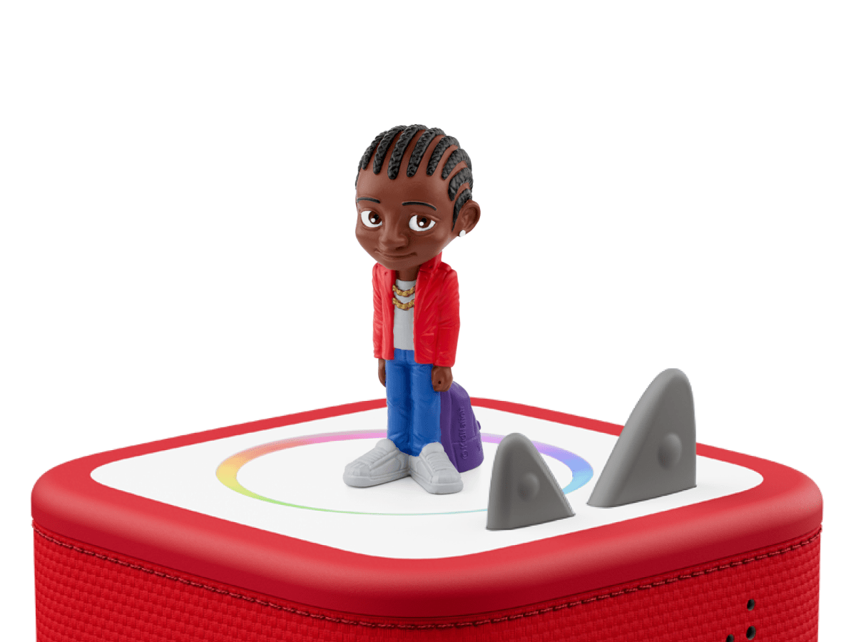 KidNation Tonie on a Red Toniebox