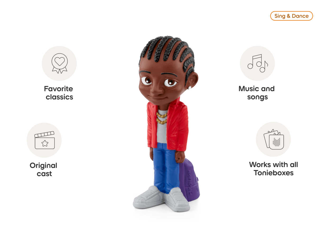 KidNation Tonie audio figurine, inspiring audio journeys and imaginative play