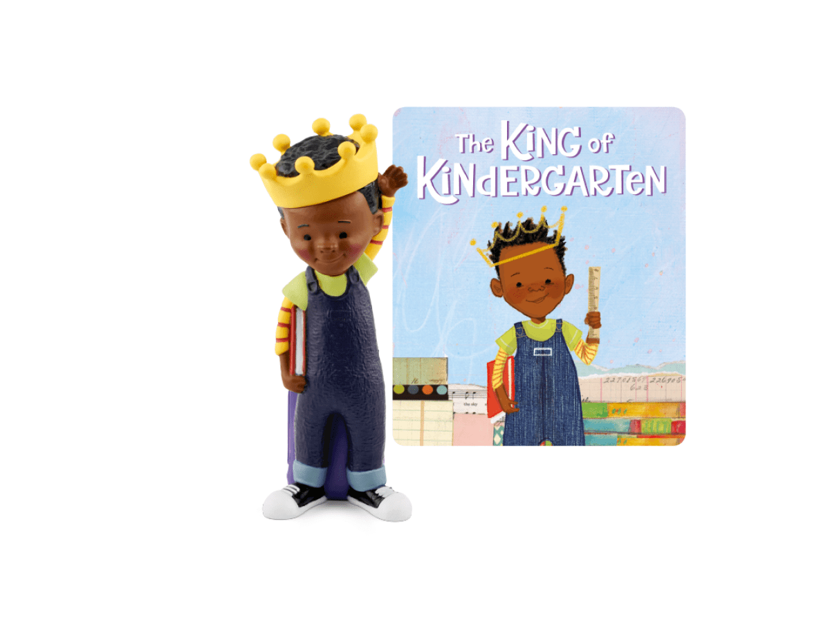 King of Kindergarten Tonie with a branded content card